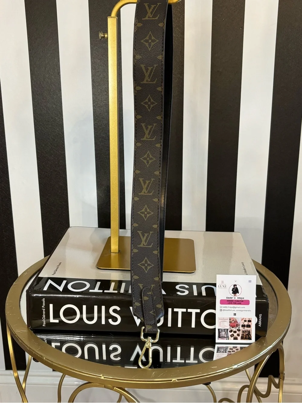 Louis Vuitton Monogram Brown Bandouliere Strap